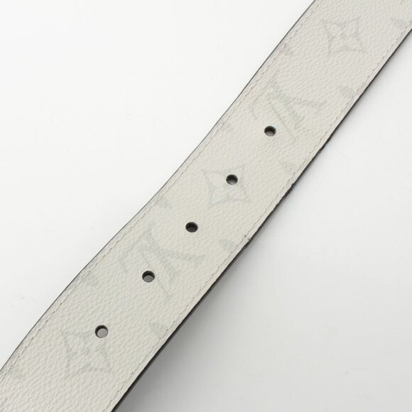 Louis Vuitton Leather Monogram Ceinture Reverso Belt Light Gray main image 6